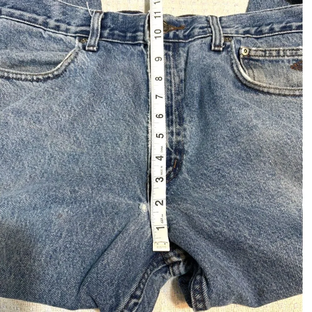 Vintage Harley-Davidson Distressed Jeans Men 33x28 Straight Leg Y2K Biker Grunge